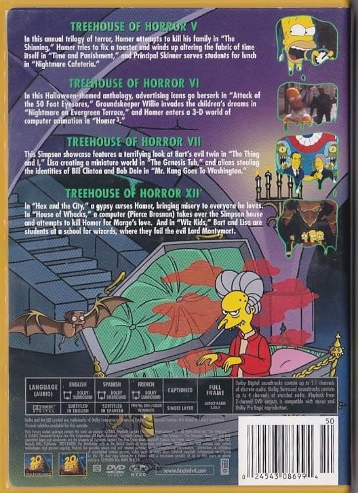 Amazon.co.jp: DVD SIMPSONS:TREEHOUSE OF HORROR シンプソンズ